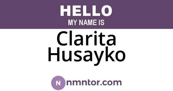 Clarita Husayko