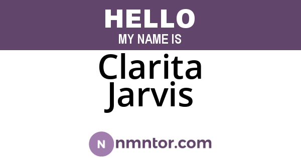 Clarita Jarvis