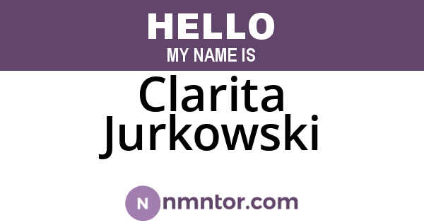 Clarita Jurkowski