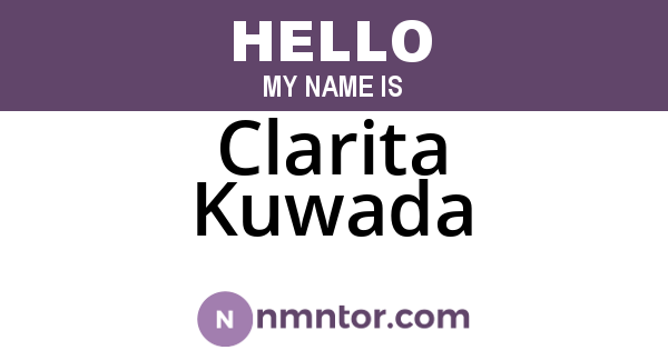 Clarita Kuwada