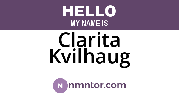 Clarita Kvilhaug