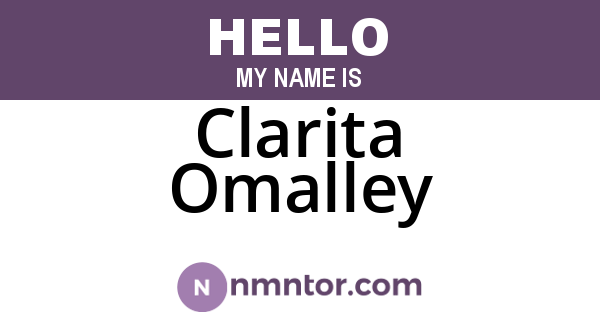 Clarita Omalley
