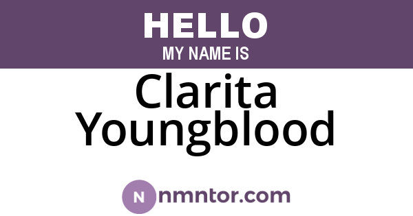 Clarita Youngblood