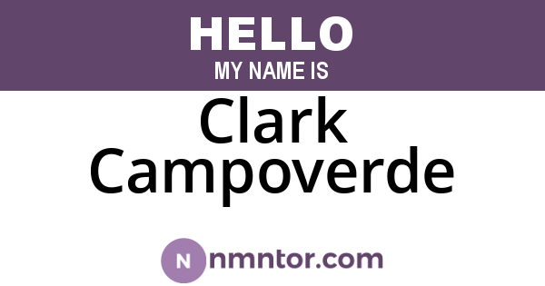 Clark Campoverde