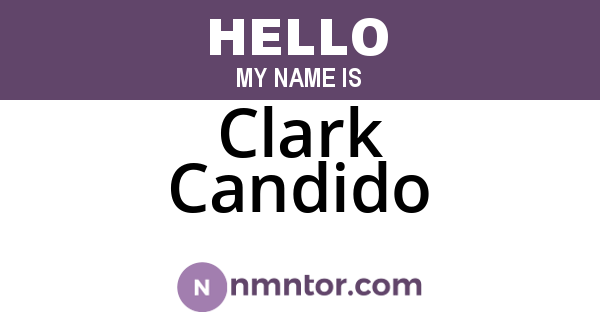 Clark Candido