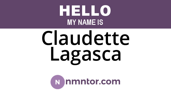 Claudette Lagasca
