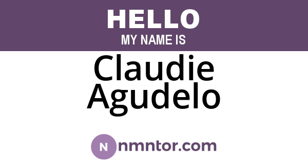 Claudie Agudelo