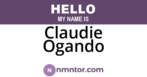 Claudie Ogando