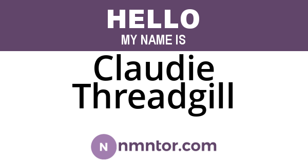 Claudie Threadgill