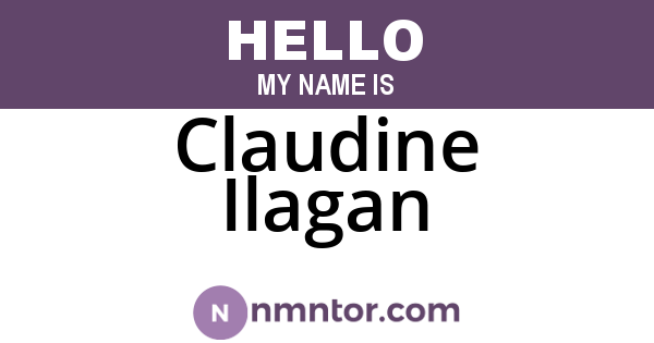 Claudine Ilagan
