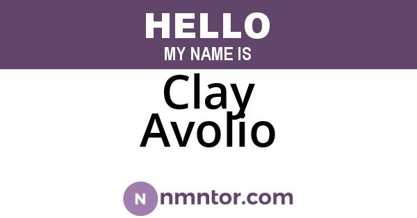 Clay Avolio
