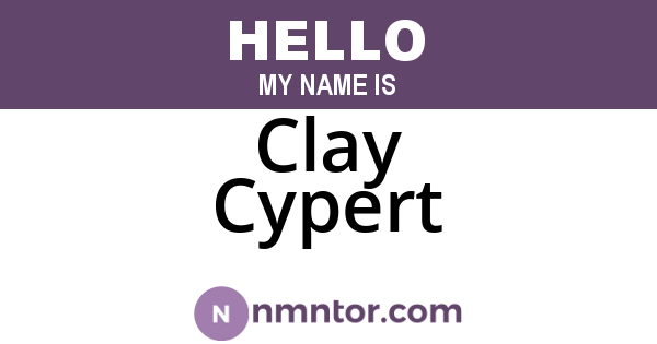 Clay Cypert