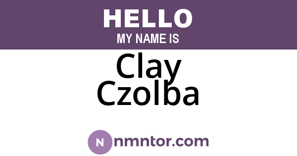 Clay Czolba