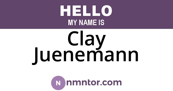 Clay Juenemann