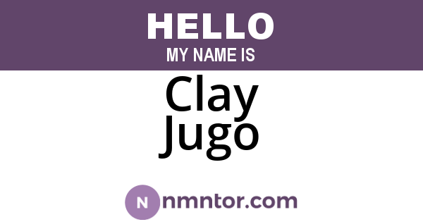 Clay Jugo