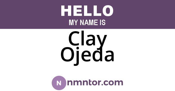 Clay Ojeda