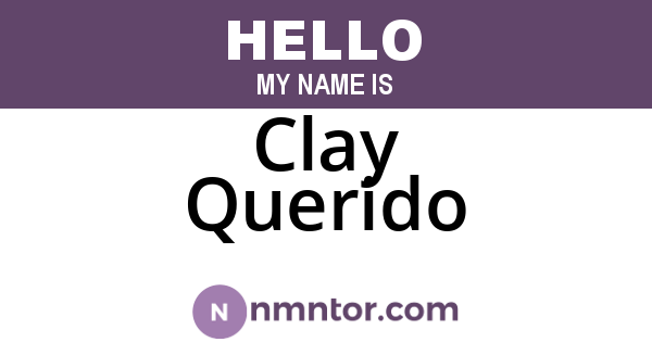 Clay Querido