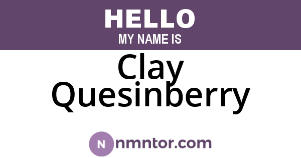 Clay Quesinberry