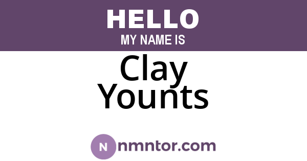 Clay Younts