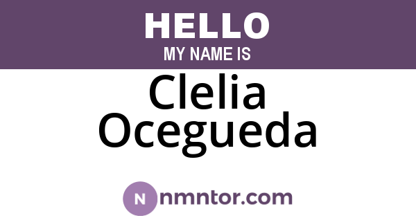 Clelia Ocegueda