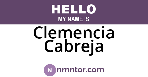 Clemencia Cabreja