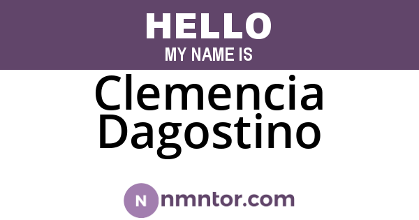 Clemencia Dagostino