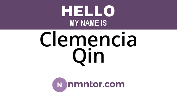 Clemencia Qin