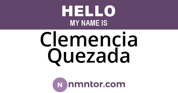 Clemencia Quezada