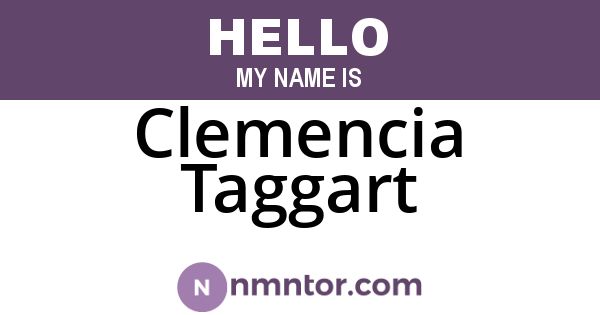 Clemencia Taggart