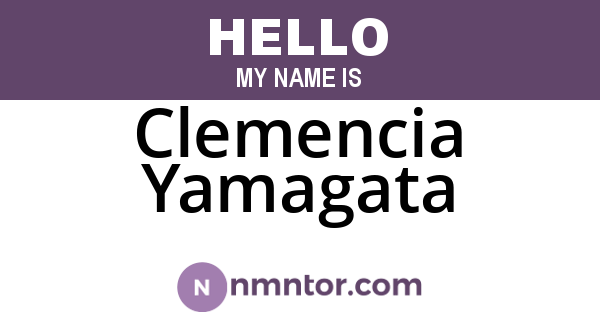 Clemencia Yamagata