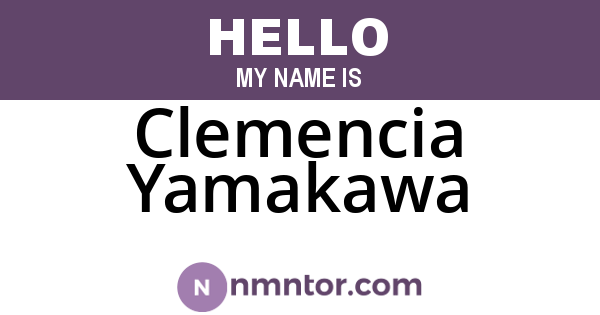 Clemencia Yamakawa