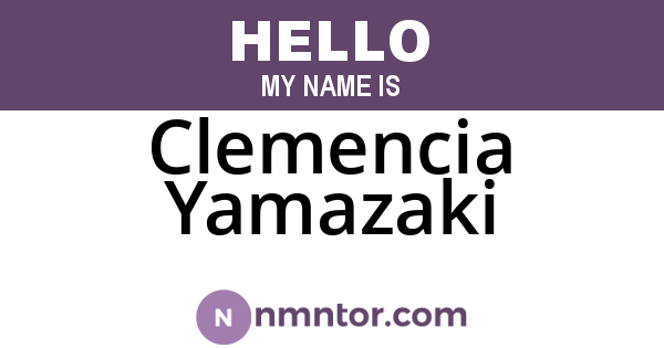 Clemencia Yamazaki