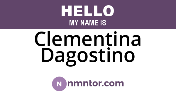 Clementina Dagostino