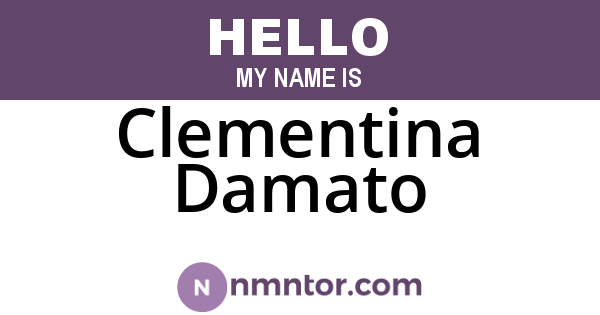 Clementina Damato