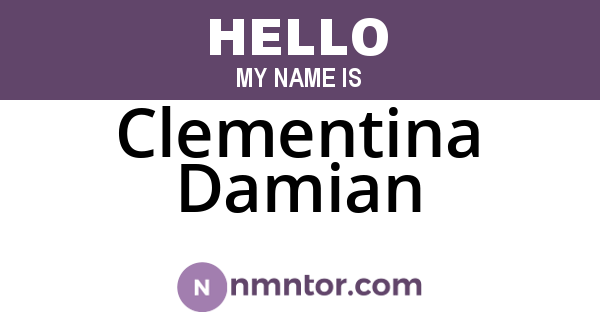 Clementina Damian