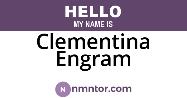 Clementina Engram