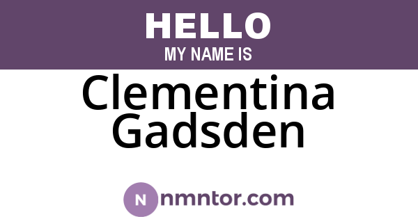 Clementina Gadsden