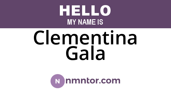 Clementina Gala