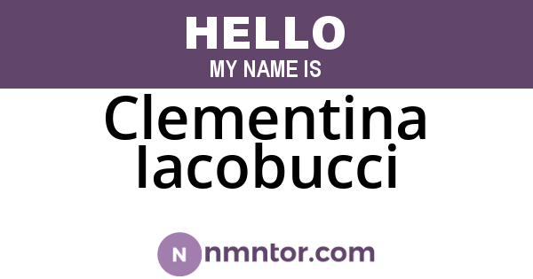 Clementina Iacobucci