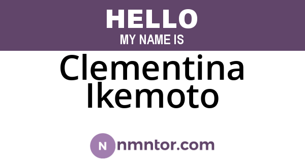 Clementina Ikemoto