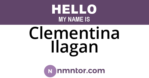 Clementina Ilagan