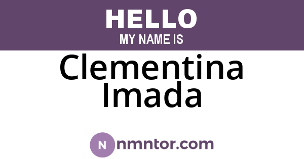 Clementina Imada