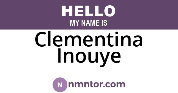Clementina Inouye