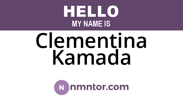 Clementina Kamada
