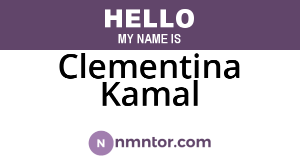Clementina Kamal