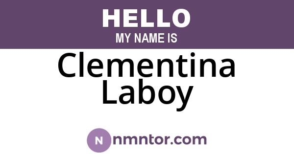 Clementina Laboy