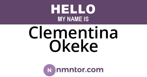 Clementina Okeke