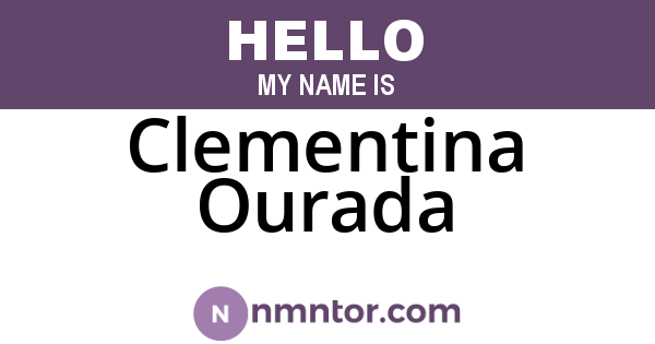 Clementina Ourada
