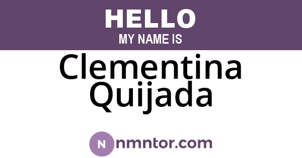Clementina Quijada