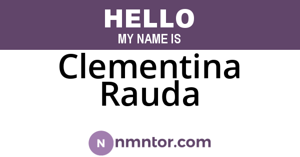 Clementina Rauda